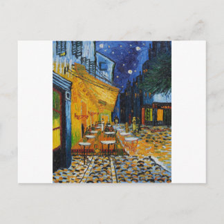 Cartão Postal Café Van Gogh Terrace Vintage Fine Art
