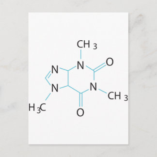 Cartão Postal Caffeine