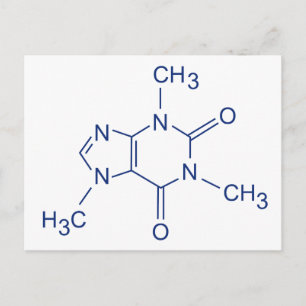 Cartão Postal Caffeine