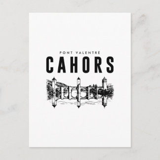 Cartão Postal Cahors Cite Medievale Affiche Vintage Patrimoine