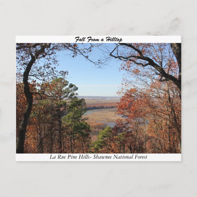 Cartão Postal Cair de um Hilltop (Frente)