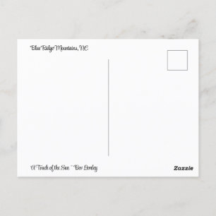 Cartão Postal Cair na Cordilheira Azul