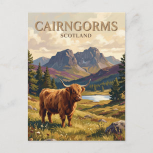 Cartão Postal Cairngorms Aviemore Escócia