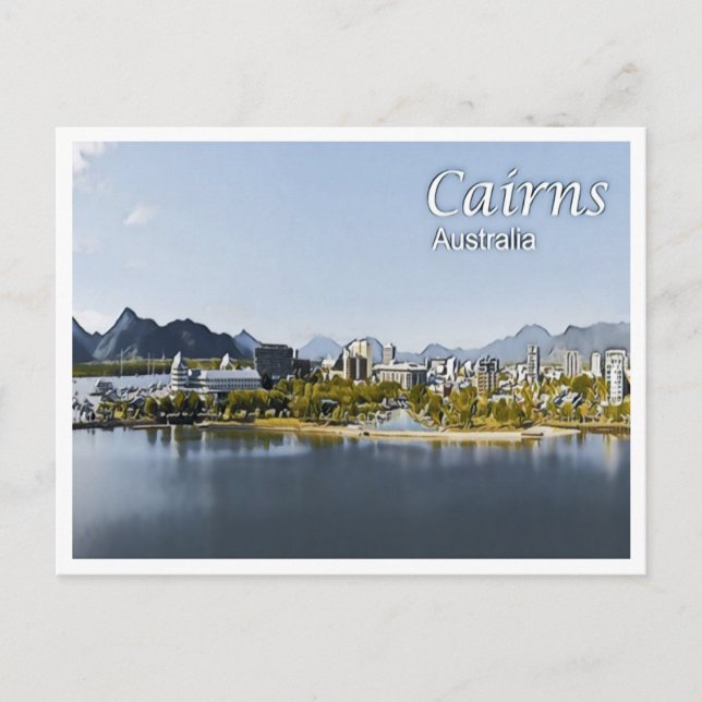 Cartão Postal Cairns - Austrália - (Frente)
