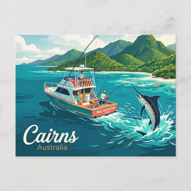 Cartão Postal Cairns Austrália (Frente)