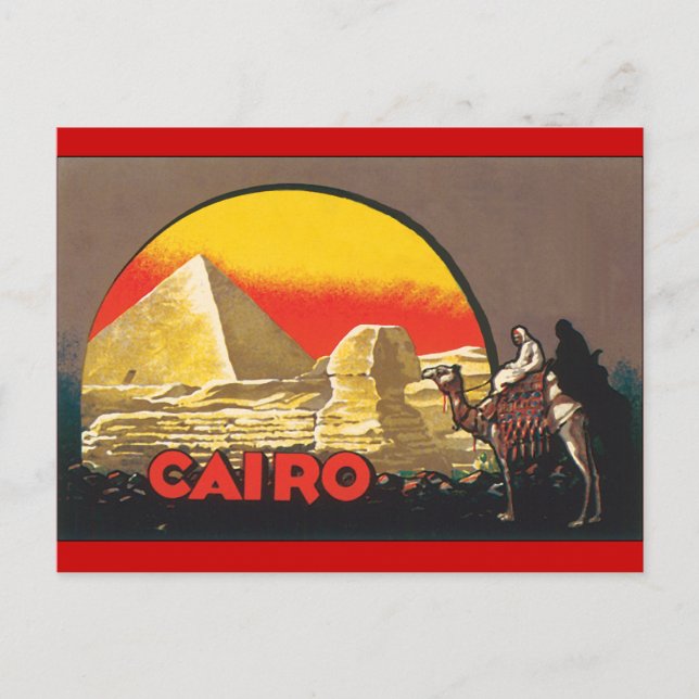 Cartão Postal Cairo (Frente)