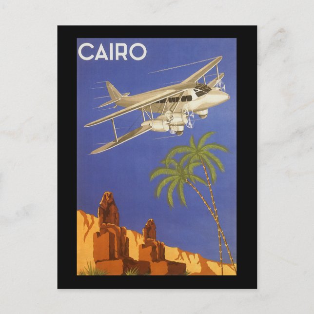Cartão Postal Cairo (Frente)