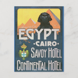 Cartão Postal Cairo Egito - Viagens vintage