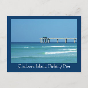 Cartão Postal Cais de Pesca da Ilha Okaloosa
