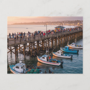 Cartão Postal Cais de Santa Cruz Califórnia