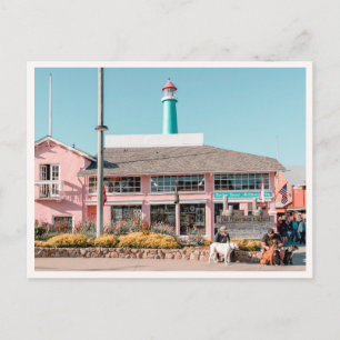 Cartão Postal Cais dos Pescadores de Monterey Foto