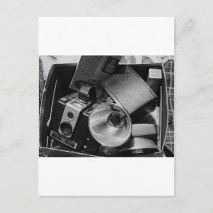Cartão Postal Caixa das câmeras antigas Kodak