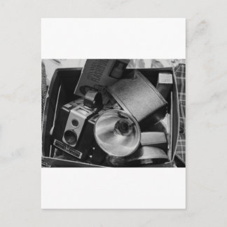 Cartão Postal Caixa das câmeras antigas Kodak