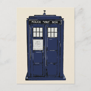 Cartão Postal Caixa de Chamada Pública da Polícia