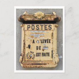 Cartão Postal Caixa de Correio Antica na França