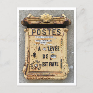 Cartão Postal Caixa de Correio Antica na França