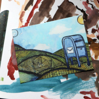 Cartão Postal Caixa de Correio Caixa de Correio Postal