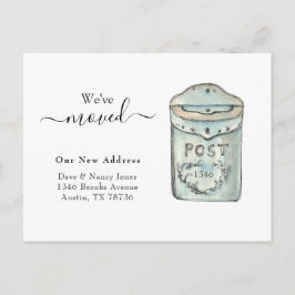 Cartão Postal Caixa de correio - cor d'água Nova Caixa de Correi