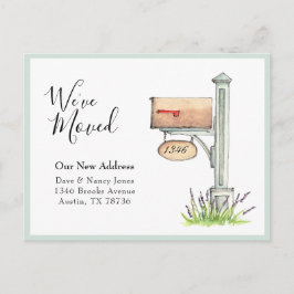 Cartão Postal Caixa de correio - cor d'água Nova Caixa de Correi