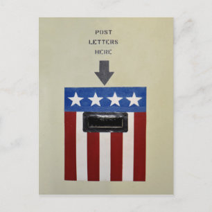 Cartão Postal Caixa de Correio no USS Couraçado Alabama