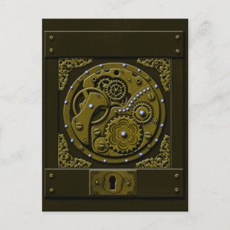 Cartão Postal Caixa de Steampunk