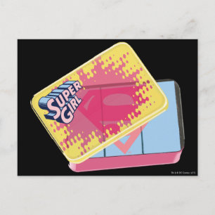 Cartão Postal Caixa de Supergirl