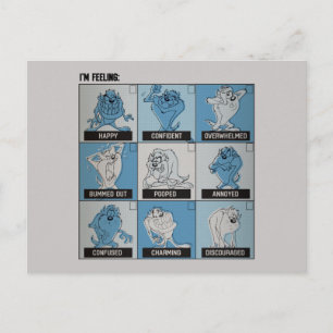 Cartão Postal Caixa de verificação TAZ™ Emotion