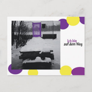 Cartão Postal Caixa ich auf dem Weg