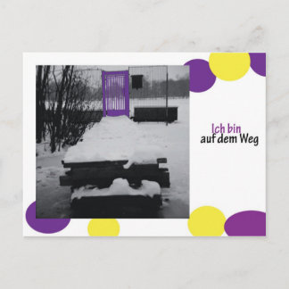 Cartão Postal Caixa ich auf dem Weg