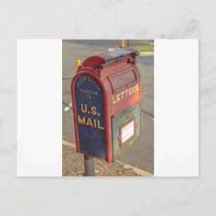 Cartão Postal Caixa postal do vintage