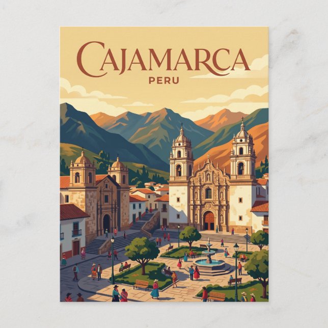 Cartão Postal Cajamarca, Peru Peru (Frente)