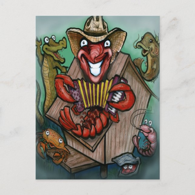 Cartão Postal Cajun (Frente)