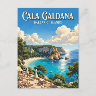 Cartão Postal Cala Galdana Espanha