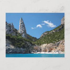 Cartão Postal Cala Goloritze Beach, Cartaz da Sardenha