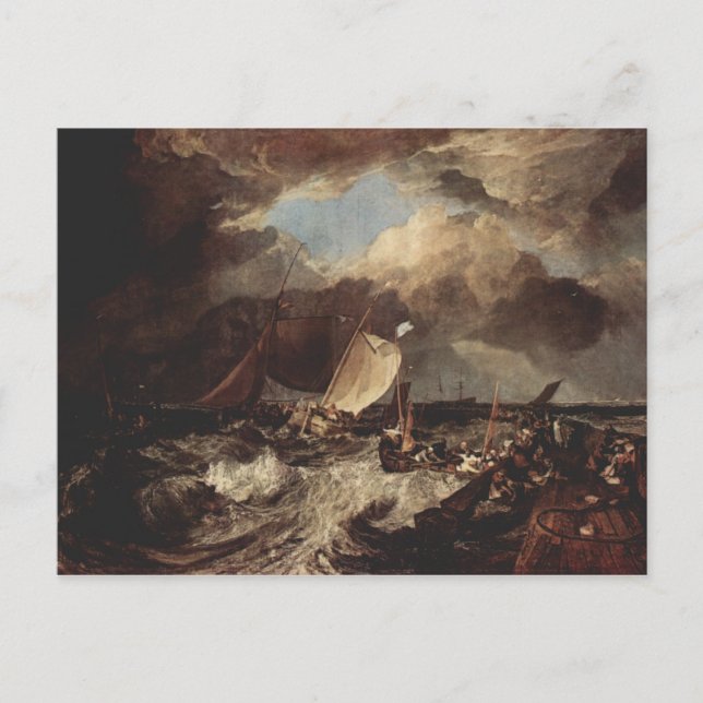 Cartão Postal Calais Pier (Frente)