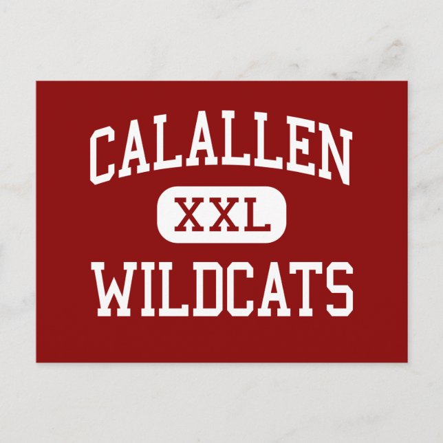 Cartão Postal Calallen - Wildcats - Médio - Corpus Christi (Frente)