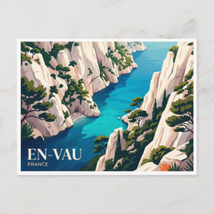 Cartão Postal Calanque d'En-Vau Marselha França