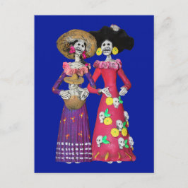 Cartão Postal Calavera Amigas