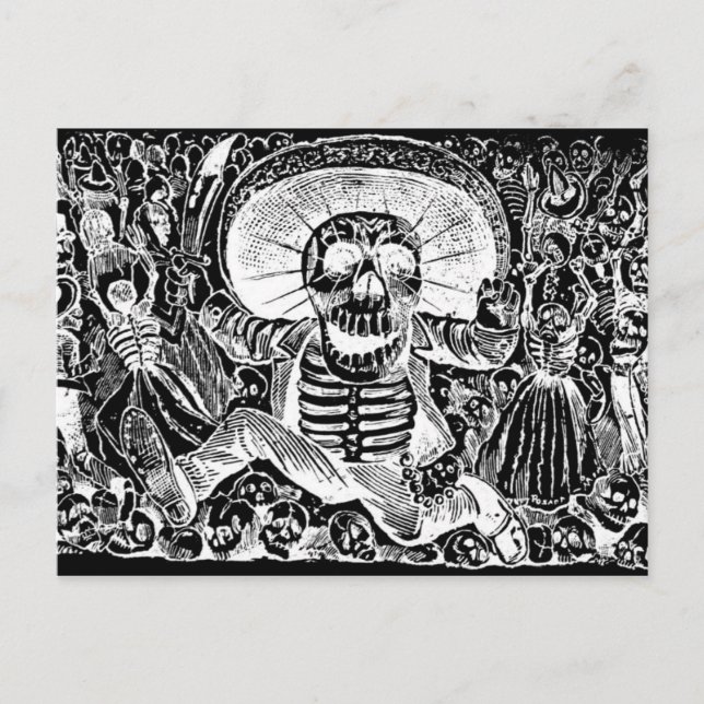 Cartão postal Calavera Oaxaquena (Frente)