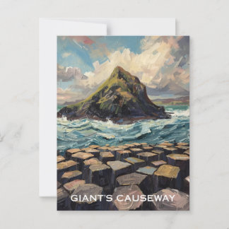 Cartão Postal Calçada do Gigante Irlanda