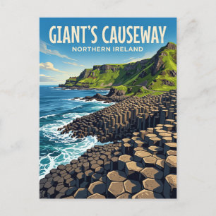Cartão Postal Calçada do Gigante Irlanda do Norte