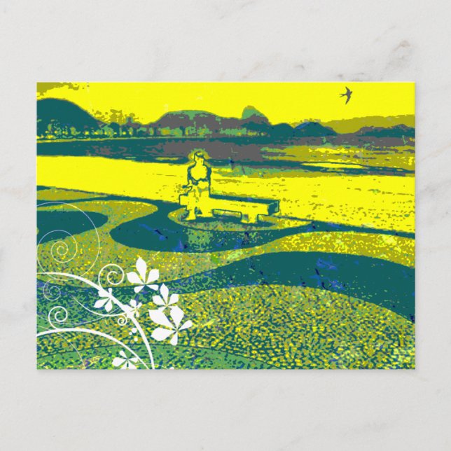 Cartão Postal Calçadão de Copa Pão-de-Açúcar  (Frente)