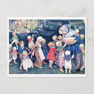 Cartão Postal Calçado House, Jessie Willcox Smith