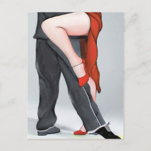 Cartão Postal Calçado Tango Vermelho