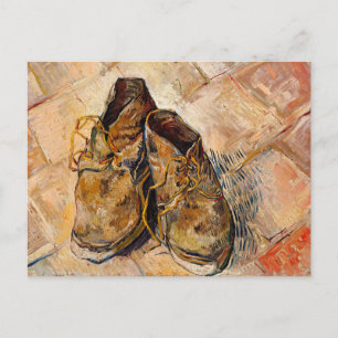 Cartão Postal Calçados, famosa pintura Van Gogh,