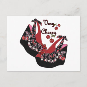 Cartão Postal CALÇADOS RAB Rockabilly Muito Cerejeiros