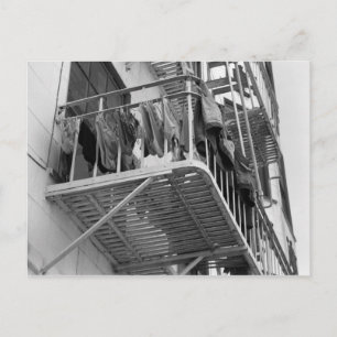 Cartão Postal Calcinha Para Secar Humor, Preto e Branco Foto