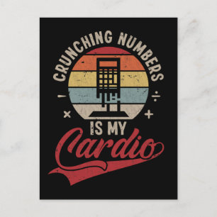 Cartão Postal Calculadora Contábil Humor CPA Contabilizador