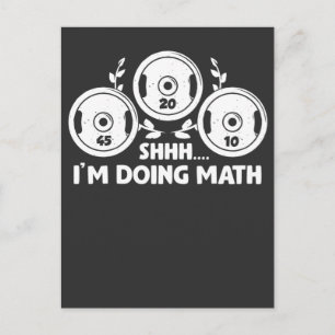 Cartão Postal Cálculo dos Pesos de Matemática da Malhação de