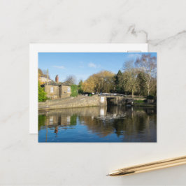 Cartão Postal Calder and Hebble Navigation: Salterhebble Locks